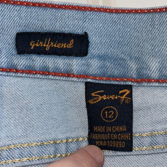 Seven7 Cropped Girlfriend Jeans - Picture 10 of 12
